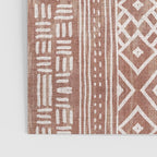 Terracotta boho geo mud cloth  Poster Gallery Image 3