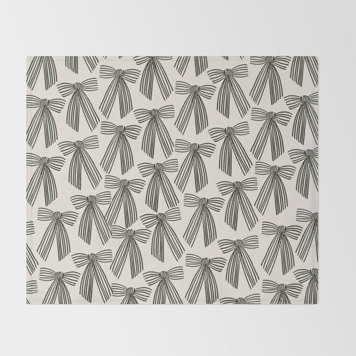 Bows Throw Blanket Gallery Image 2