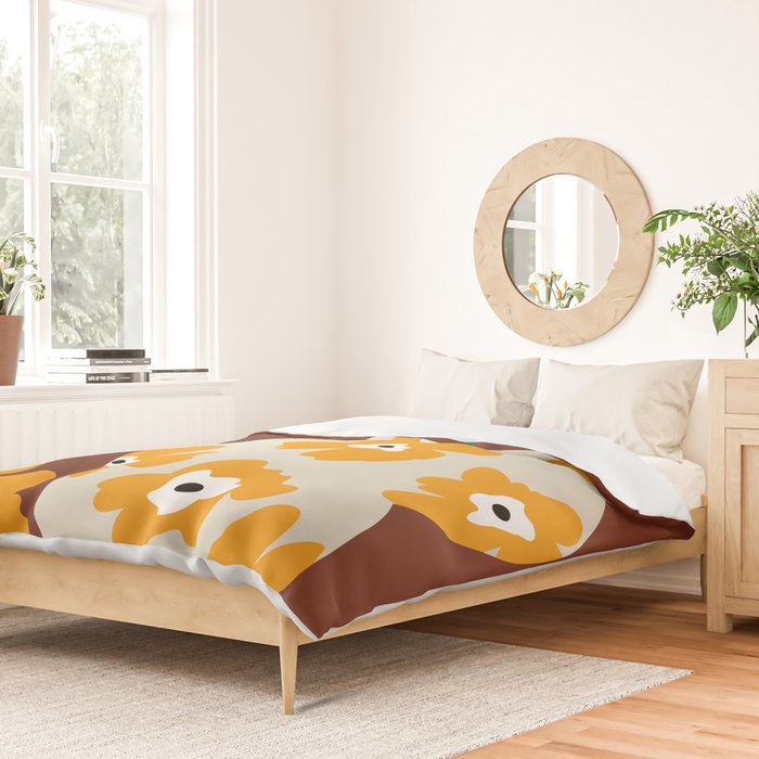 Blooms & Pottery Duvet Cover Gallery Image 2