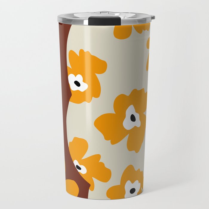 Blooms & Pottery Travel Mug Gallery Image 1