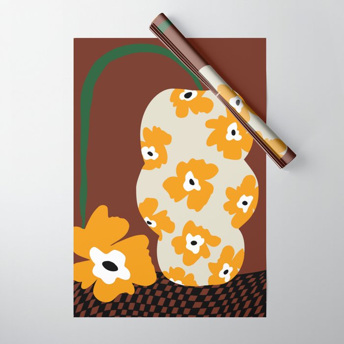 Blooms & Pottery Wrapping Paper Gallery Image 1
