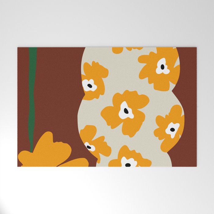 Blooms & Pottery Welcome Mat Gallery Image 1