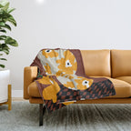 Blooms & Pottery Throw Blanket Gallery Image 1