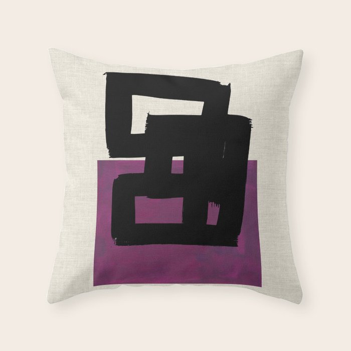 Square Grape Throw Pillow Gallery Image 6