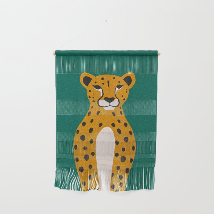 The Stare: Marigold Cheetah Wall Hanging Gallery Image 1