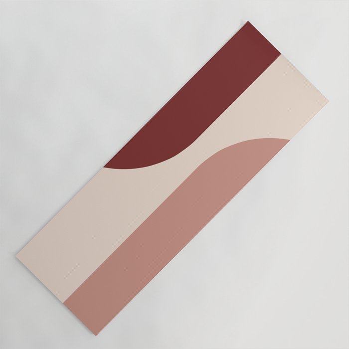 Modern Minimal Arch Abstract LXXXV Yoga Mat Gallery Image 1