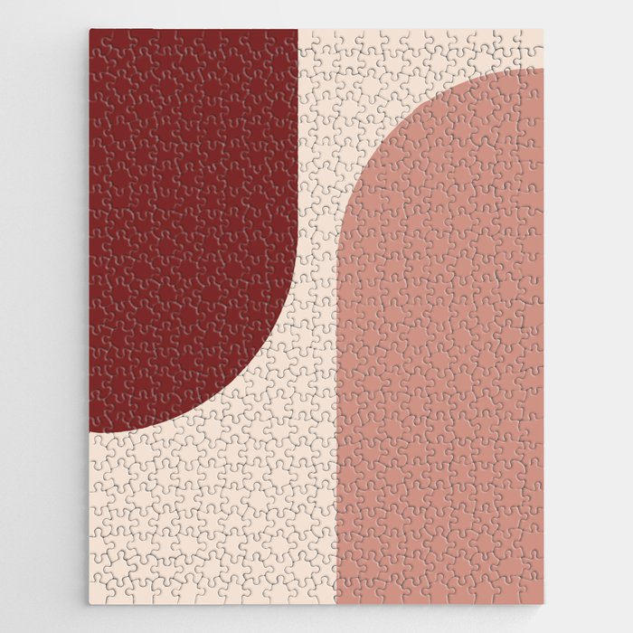 Modern Minimal Arch Abstract LXXXV Jigsaw Puzzle Gallery Image 1