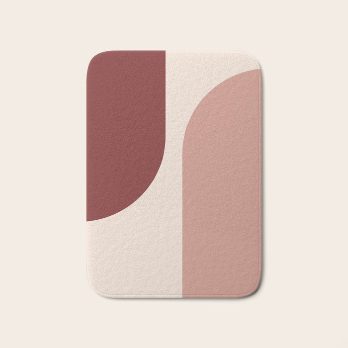 Modern Minimal Arch Abstract LXXXV Bath Mat Gallery Image 1