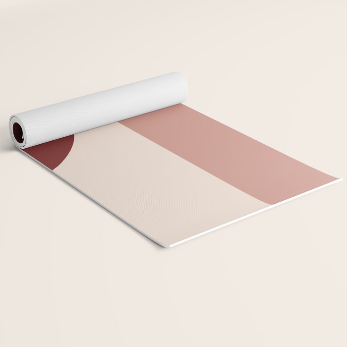 Modern Minimal Arch Abstract LXXXV Yoga Mat Gallery Image 2