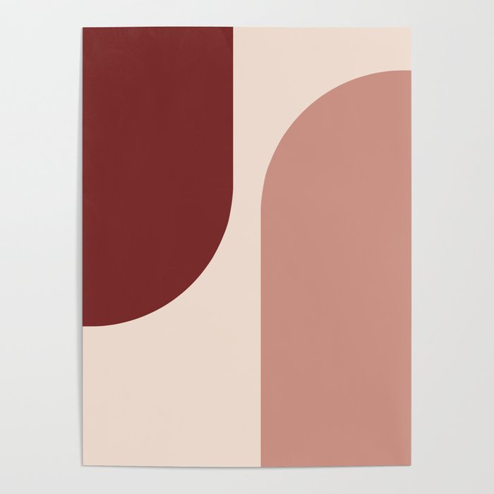 Modern Minimal Arch Abstract LXXXV Poster Gallery Image 1