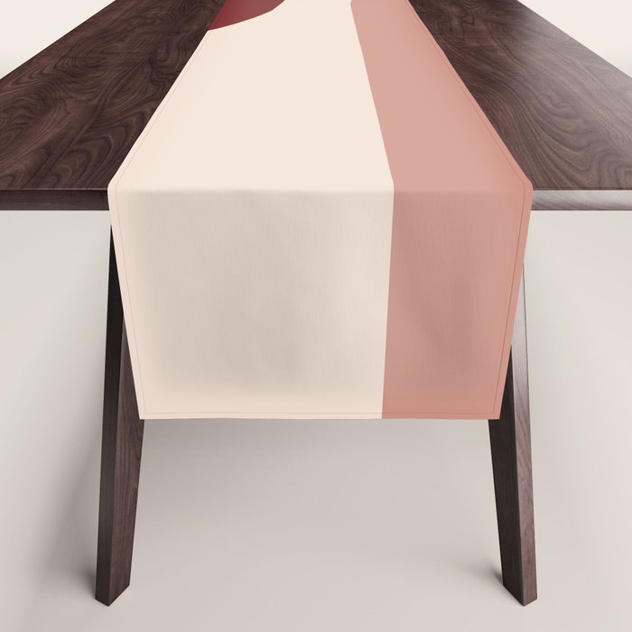 Modern Minimal Arch Abstract LXXXV Table Runner Gallery Image 1