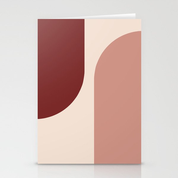 Modern Minimal Arch Abstract LXXXV Stationery Card Gallery Image 1