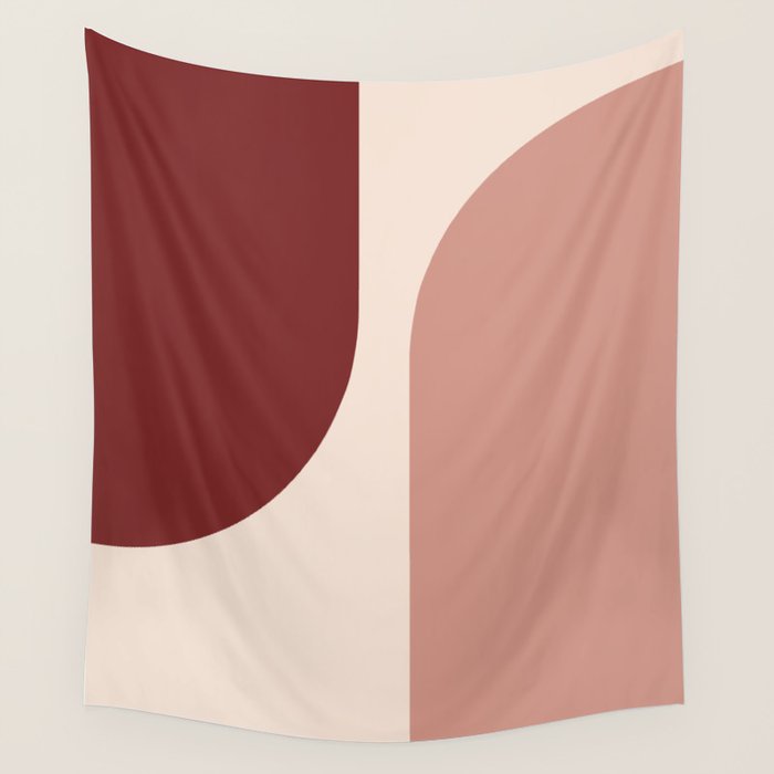 Modern Minimal Arch Abstract LXXXV Wall Tapestry Gallery Image 4