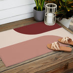 Modern Minimal Arch Abstract LXXXV Outdoor Rug Gallery Image 2