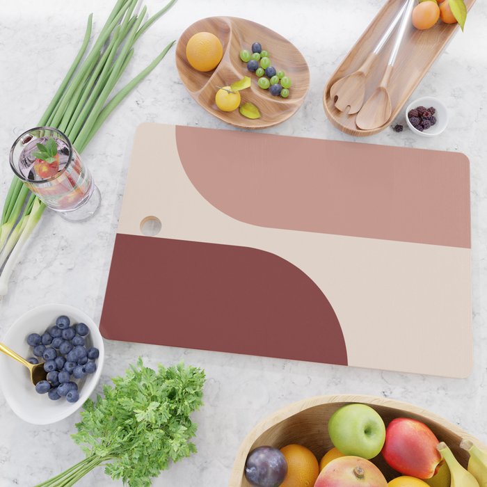 Modern Minimal Arch Abstract LXXXV Cutting Board Gallery Image 2