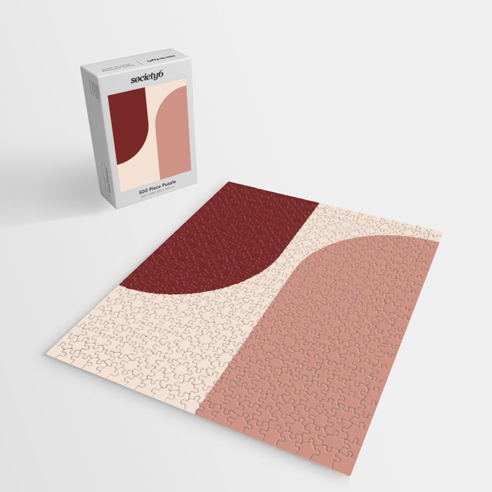 Modern Minimal Arch Abstract LXXXV Jigsaw Puzzle Gallery Image 2