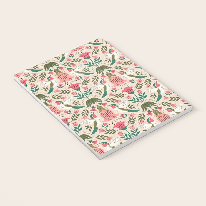 Hummingbirds - Green and Pink Notebook Gallery Image 3