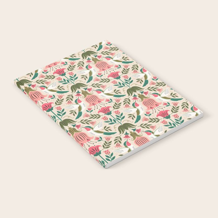 Hummingbirds - Green and Pink Notebook Gallery Image 2