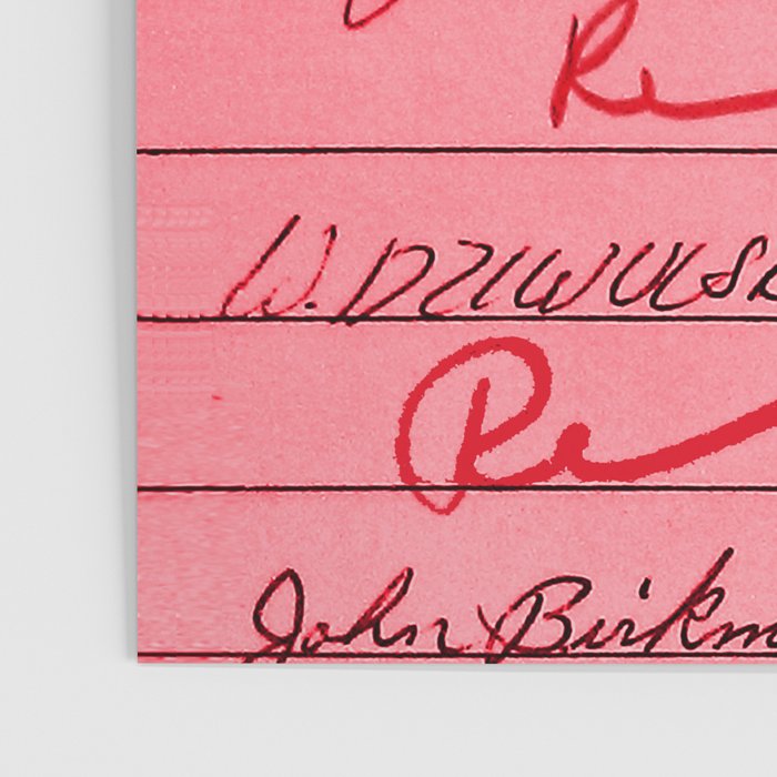 Library Card 23322 Pink Poster Gallery Image 3