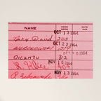 Library Card 23322 Pink Welcome Mat Gallery Image 1