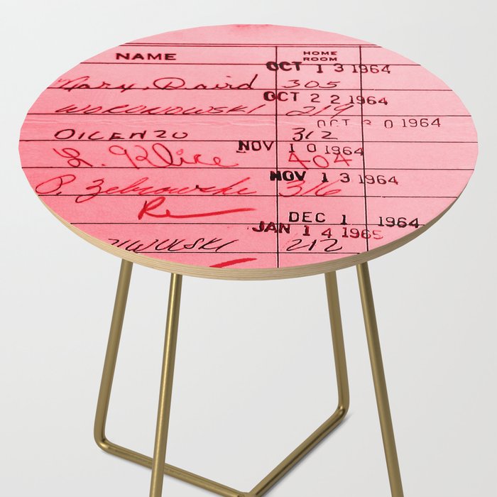 Library Card 23322 Pink Side Table Gallery Image 2