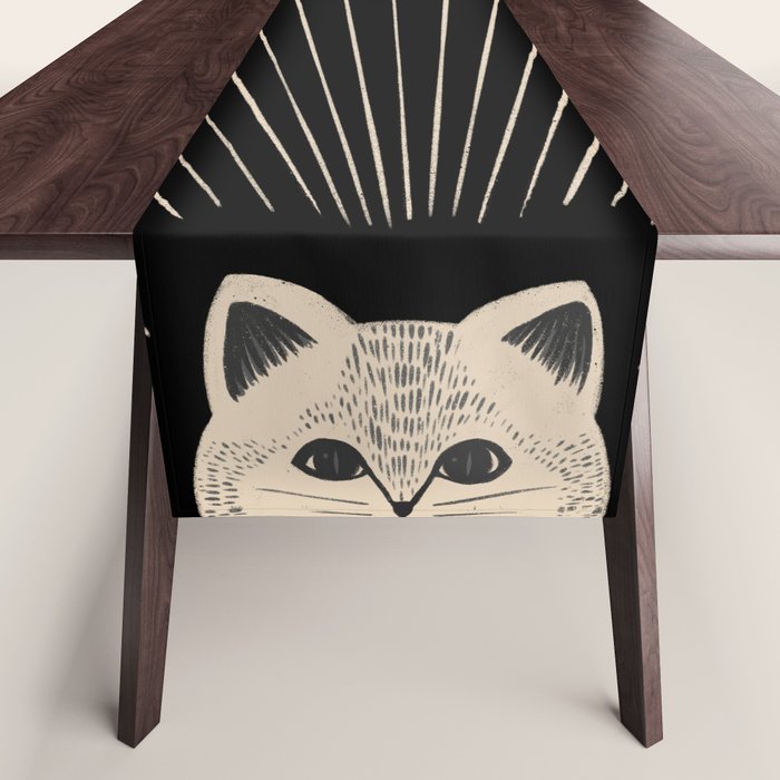 Good Morning son - Kitty 2 Table Runner Gallery Image 1