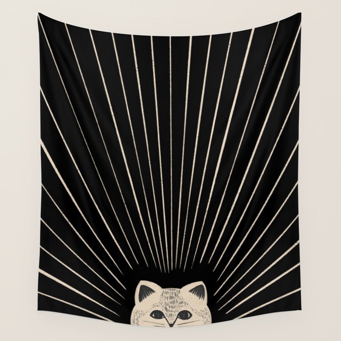 Good Morning son - Kitty 2 Wall Tapestry Gallery Image 1