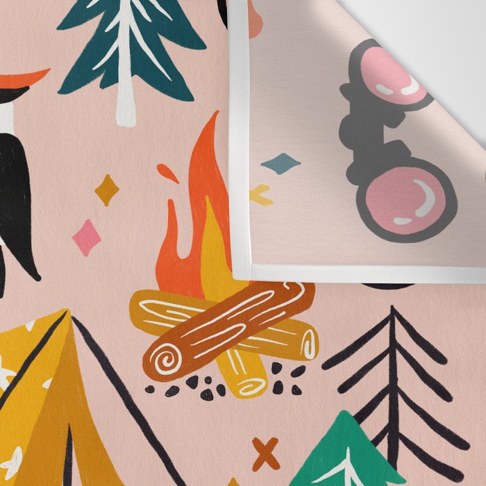Camping Kit - Blush Palette Wall Tapestry Gallery Image 3