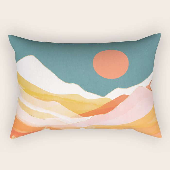 Citrus Mountains Rectangular Pillow Gallery Image 1