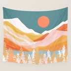 Citrus Mountains Wall Tapestry Gallery Image 4