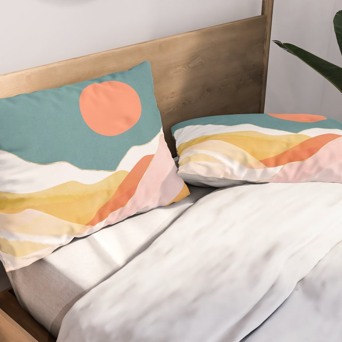 Citrus Mountains Pillow Sham Gallery Image 2