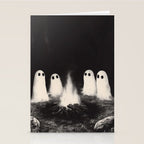 Cute Spooky Ghost Camping Stationery Card Gallery Image 2
