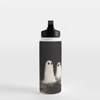Cute Spooky Ghost Camping Water Bottle Gallery Image 3
