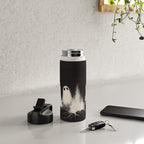 Cute Spooky Ghost Camping Water Bottle Gallery Image 4