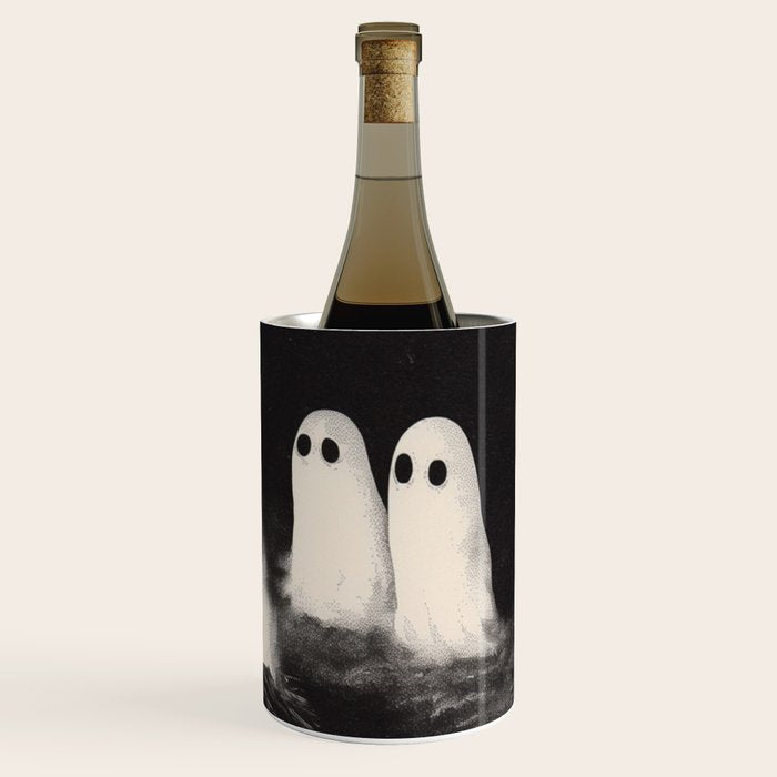 Cute Spooky Ghost Camping Wine Chiller Gallery Image 3