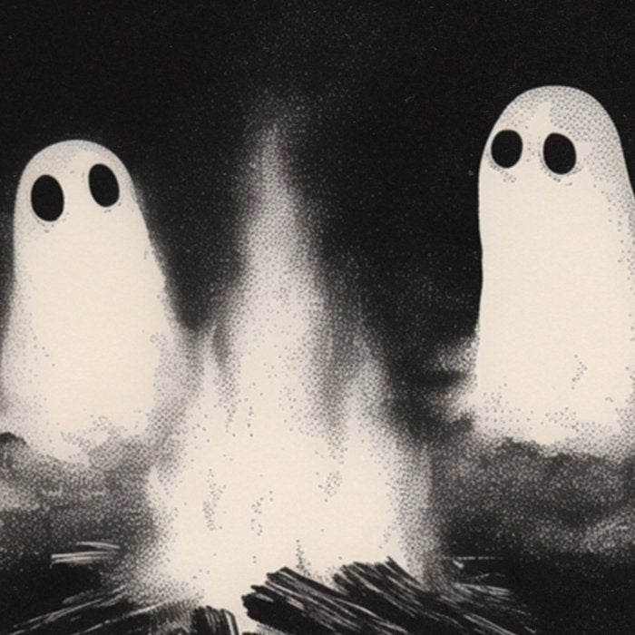Cute Spooky Ghost Camping Coffee Mug Gallery Image 2