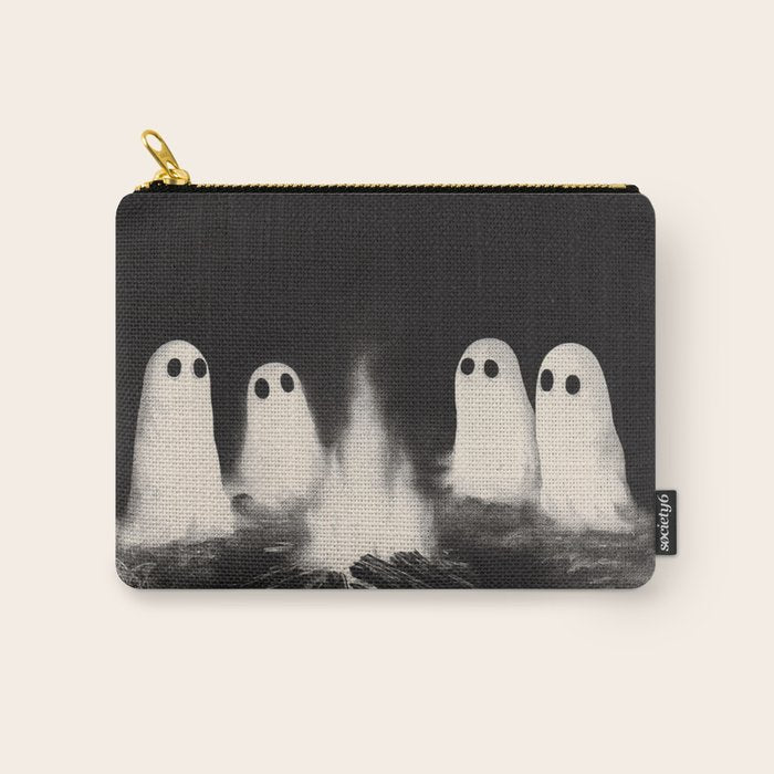 Cute Spooky Ghost Camping Carry All Pouch Gallery Image 1