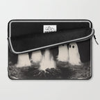 Cute Spooky Ghost Camping Laptop Sleeve Gallery Image 2
