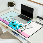 Adorable French Bulldog Puppy Artwork Desk Mat Gallery Image 2