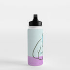 Adorable French Bulldog Puppy Artwork Water Bottle Gallery Image 3