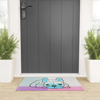 Adorable French Bulldog Puppy Artwork Welcome Mat Gallery Image 3