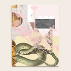 abstract white daydream flower Notebook Gallery Image 4