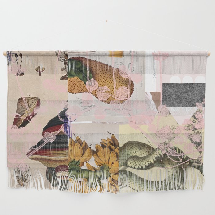 abstract white daydream flower Wall Hanging Gallery Image 1