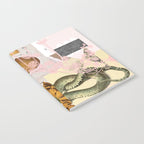 abstract white daydream flower Notebook Gallery Image 2