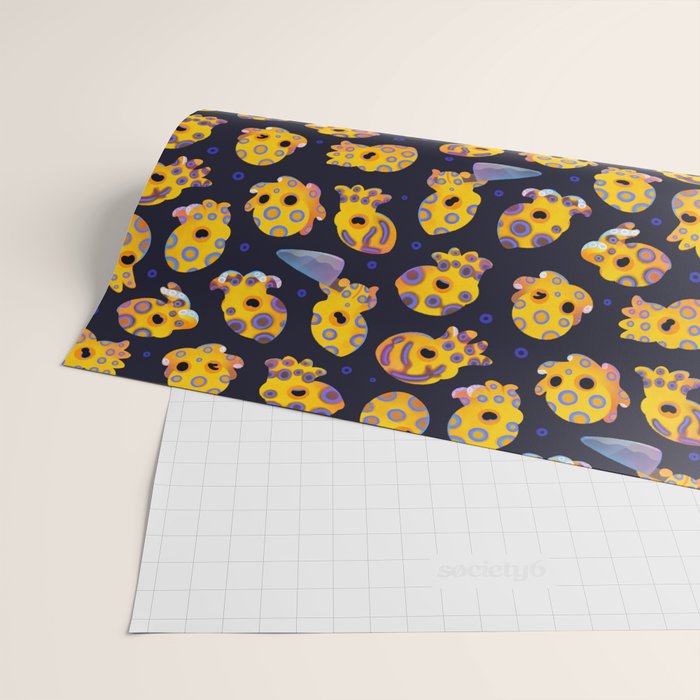 Blue-ringed octopus Wrapping Paper Gallery Image 2