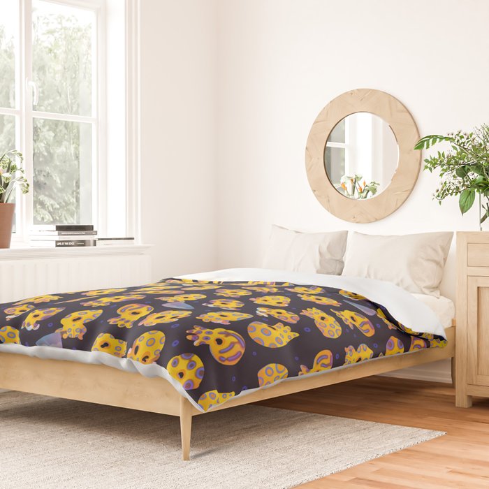 Blue-ringed octopus Duvet Cover Gallery Image 2