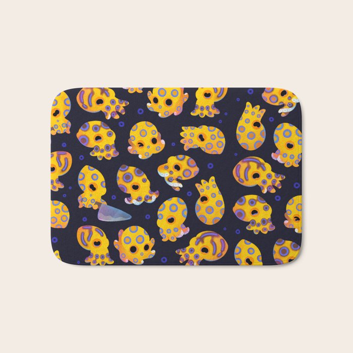 Blue-ringed octopus Bath Mat Gallery Image 1