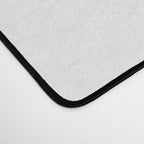 Long Piquet Mid Century Modern Pattern Retro Orange Avocado Brown White  Desk Mat Gallery Image 4