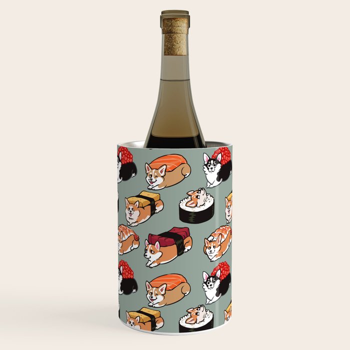 Sushi  Corgi Wine Chiller Gallery Image 3