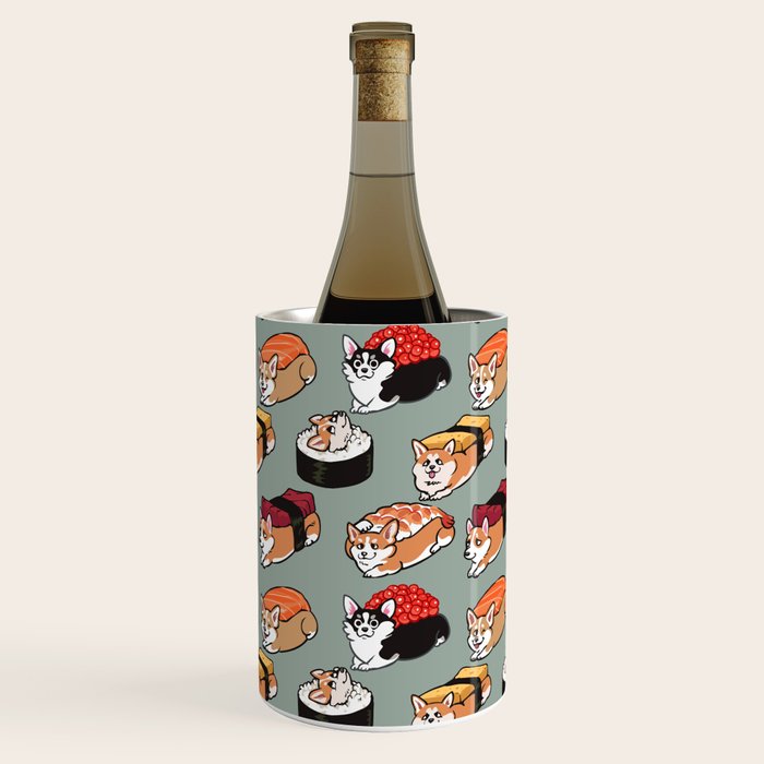 Sushi  Corgi Wine Chiller Gallery Image 2